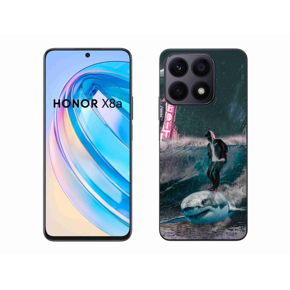Gelový kryt mmCase na Honor X8a - žralok