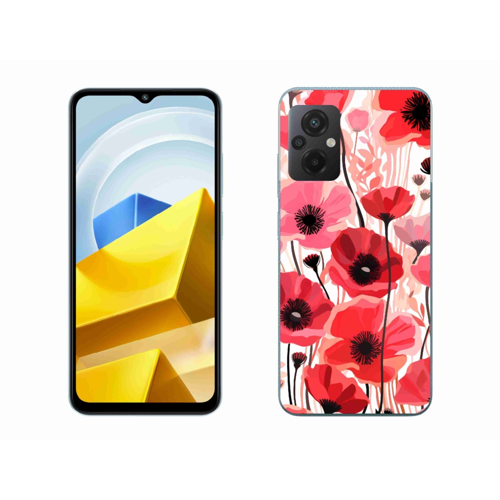 Gelový kryt mmCase na Xiaomi Poco M5 4G - vlčí mák 1