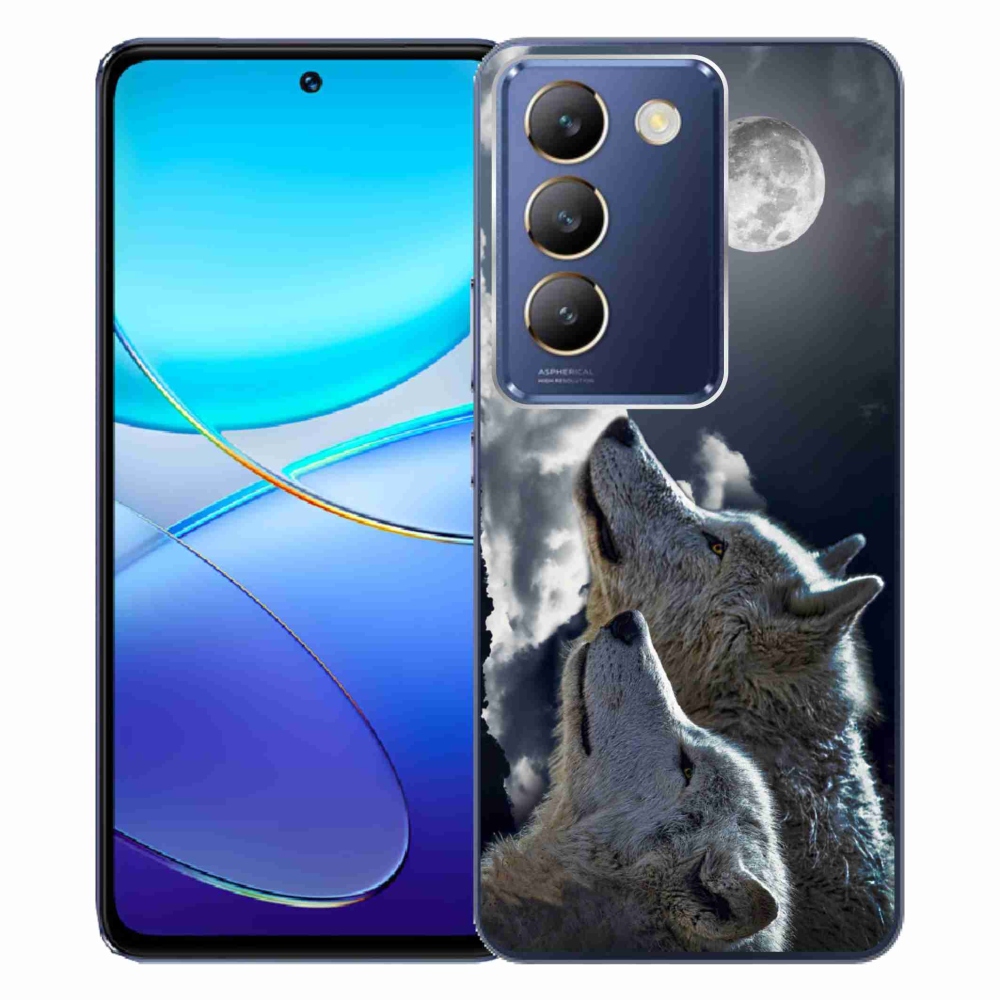 Gelový kryt mmCase na Vivo V40 SE 4G/5G - vlci