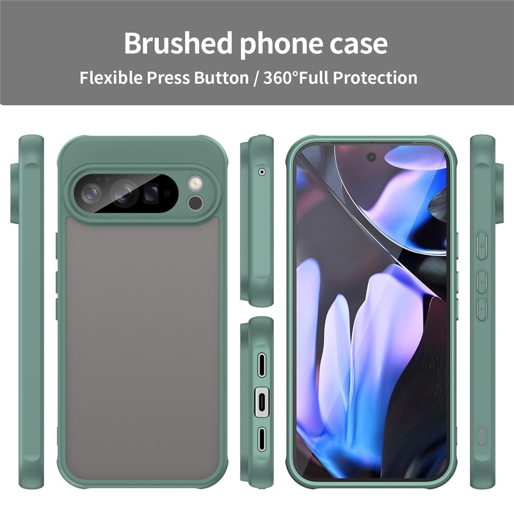 Proof gelový obal s pevnými zády na Google Pixel 10 Pro XL - zelený