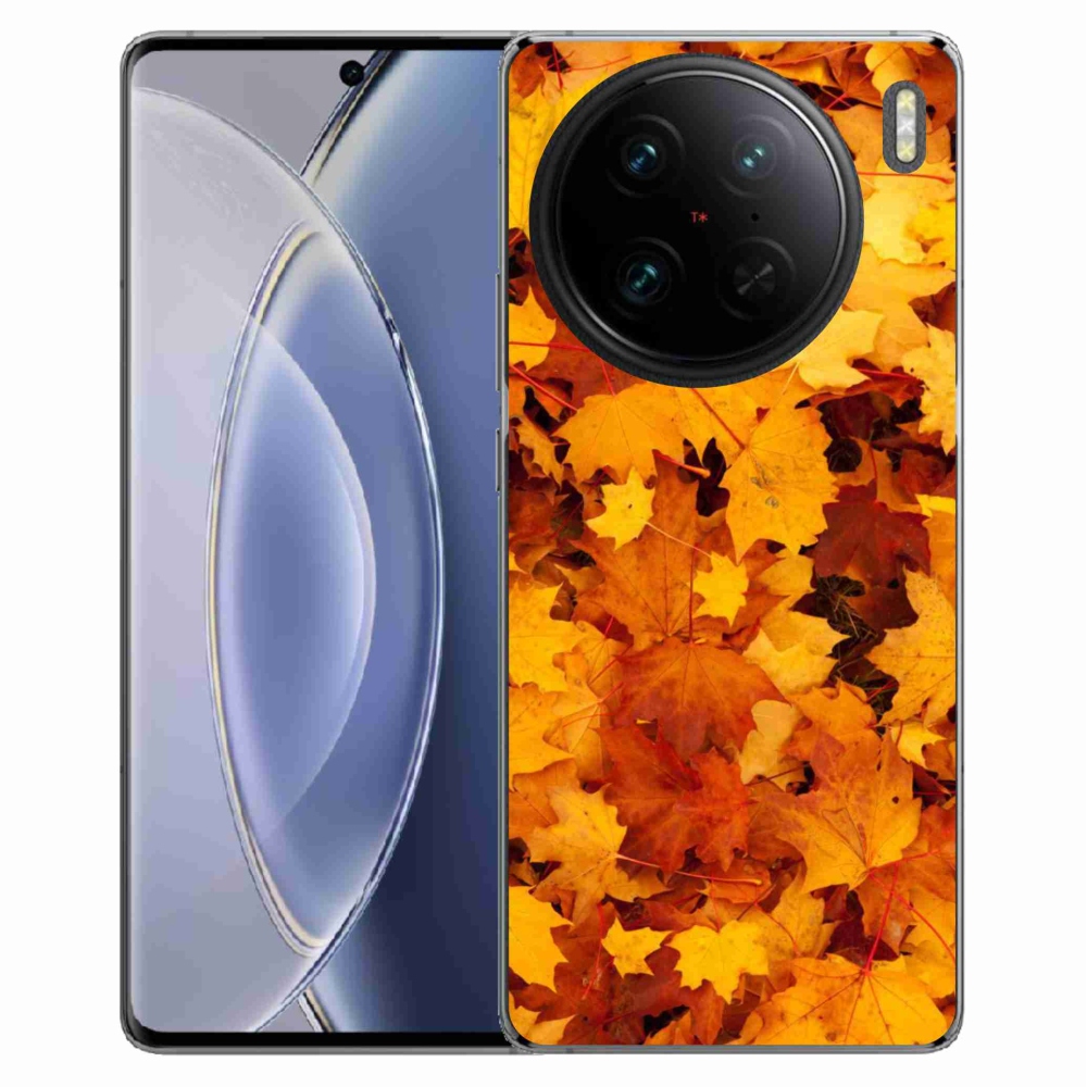 Gelový kryt mmCase na Vivo X90 Pro - javorové listy