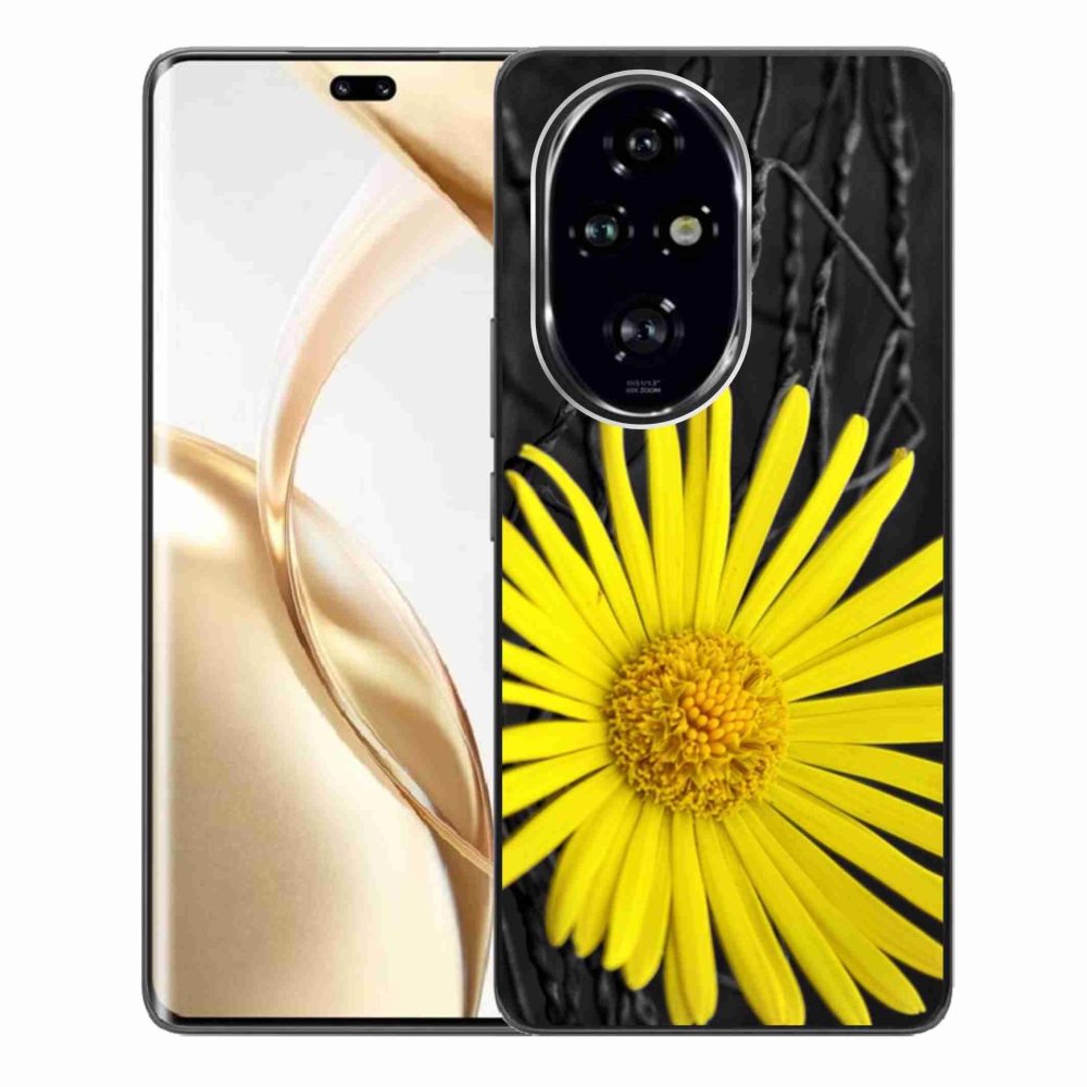 Gelový kryt mmCase na Honor 200 Pro 5G - žlutá květina