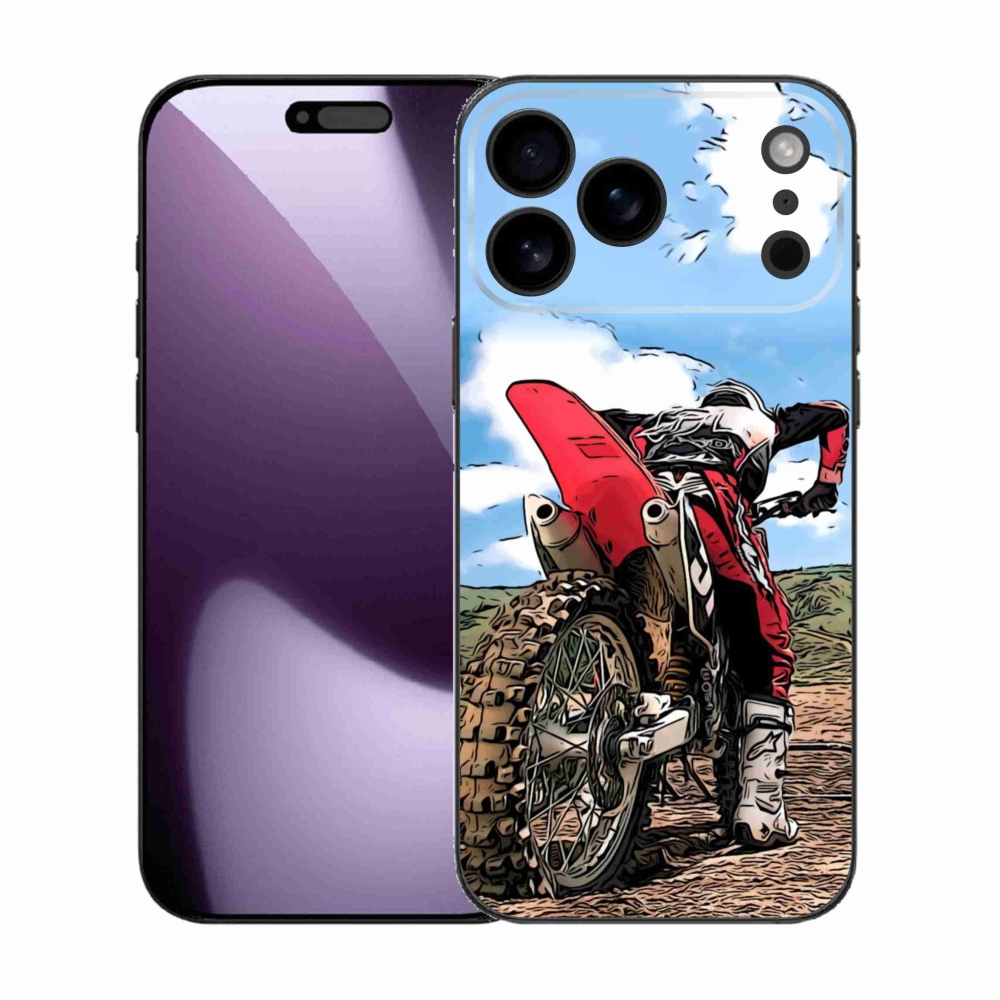 Gelový kryt mmCase na iPhone 17 Pro Max - moto