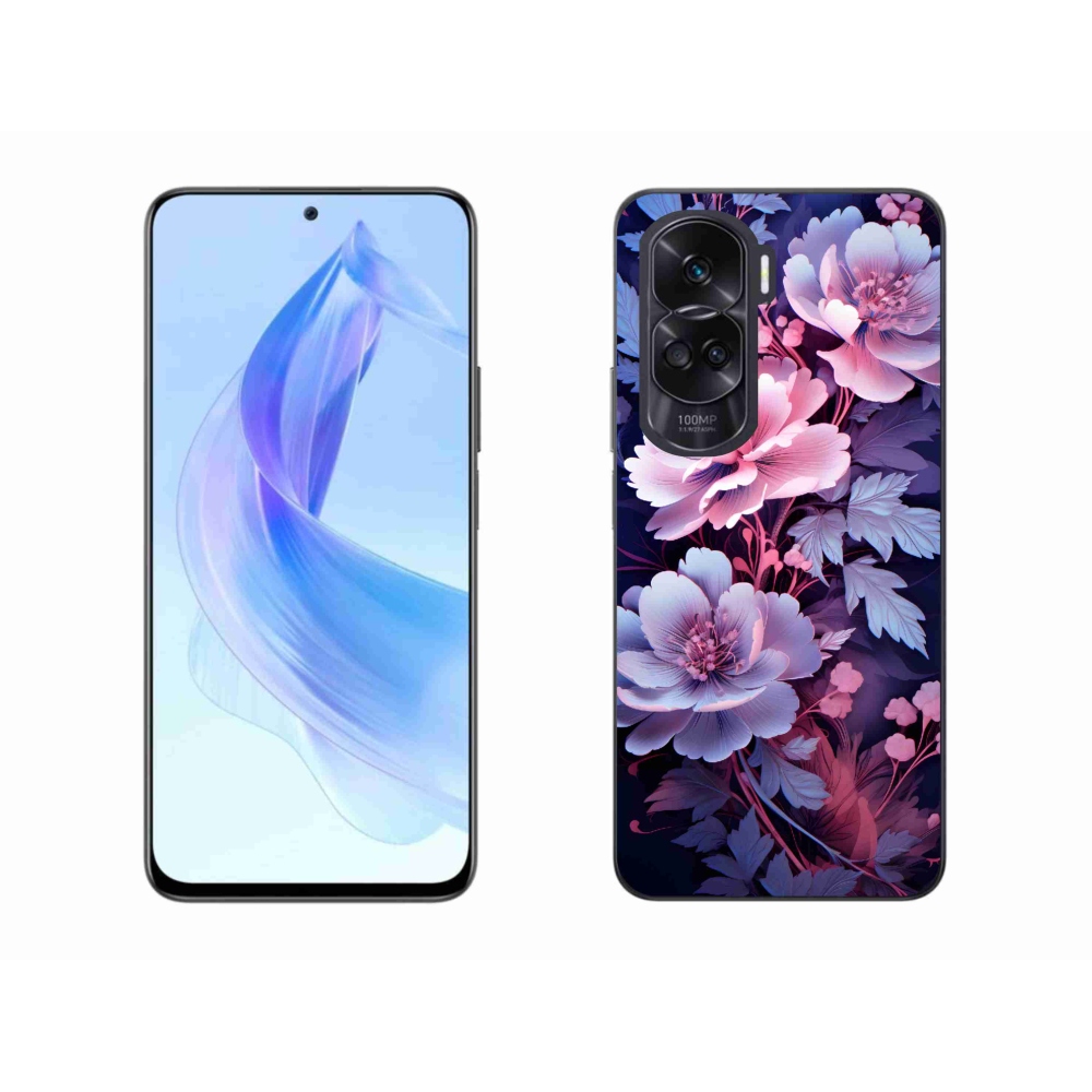 Gelový kryt mmCase na Honor 90 Lite - květiny 11