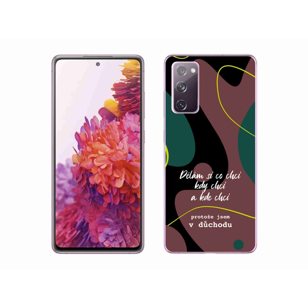 Gelový kryt mmCase na Samsung Galaxy S20 FE - vtipný text 10 černé pozadí