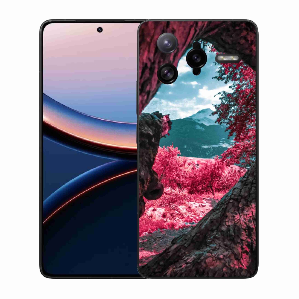 Gelový kryt mmCase na Xiaomi Poco F7 Ultra - výhled na hory