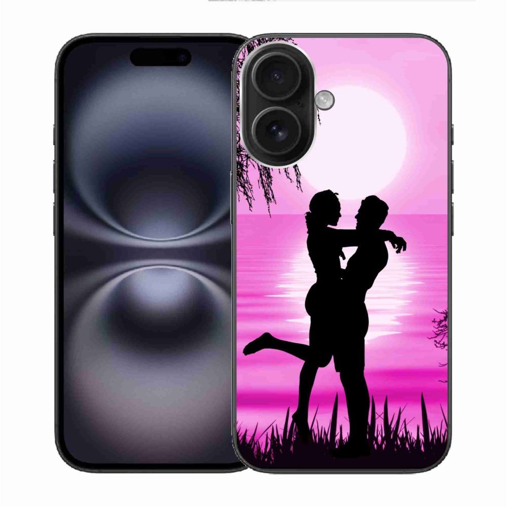 Gelový obal mmCase na iPhone 16 - západ slunce