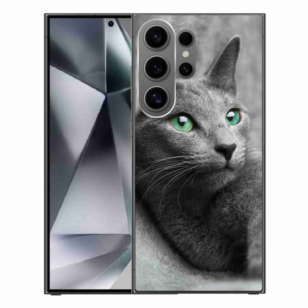 Gelový kryt mmCase na Samsung Galaxy S24 Ultra - kočka 2