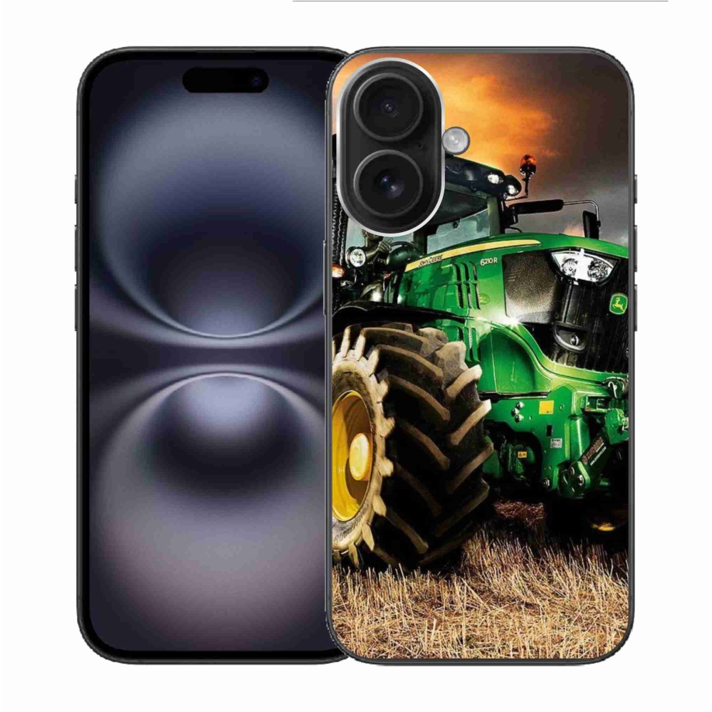 Gelový kryt mmCase na iPhone 16 - traktor