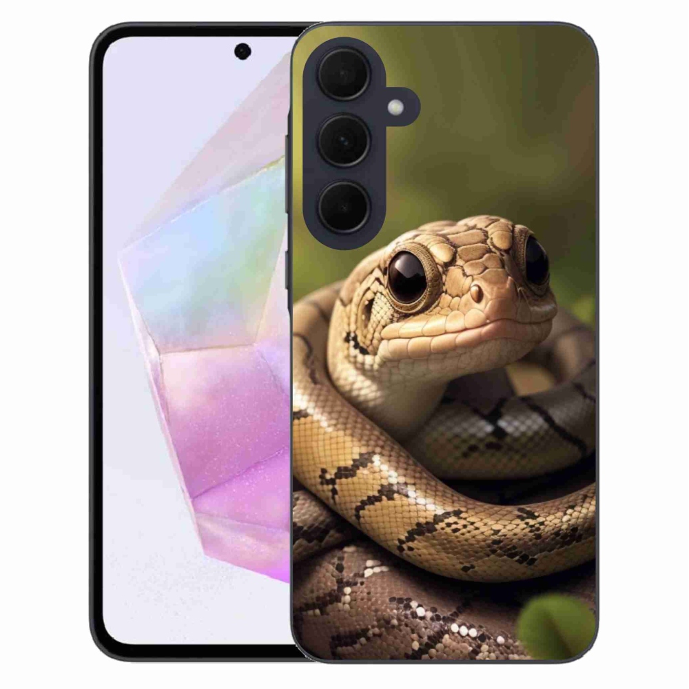 Gelový kryt mmCase na Samsung Galaxy A35 5G - had 1