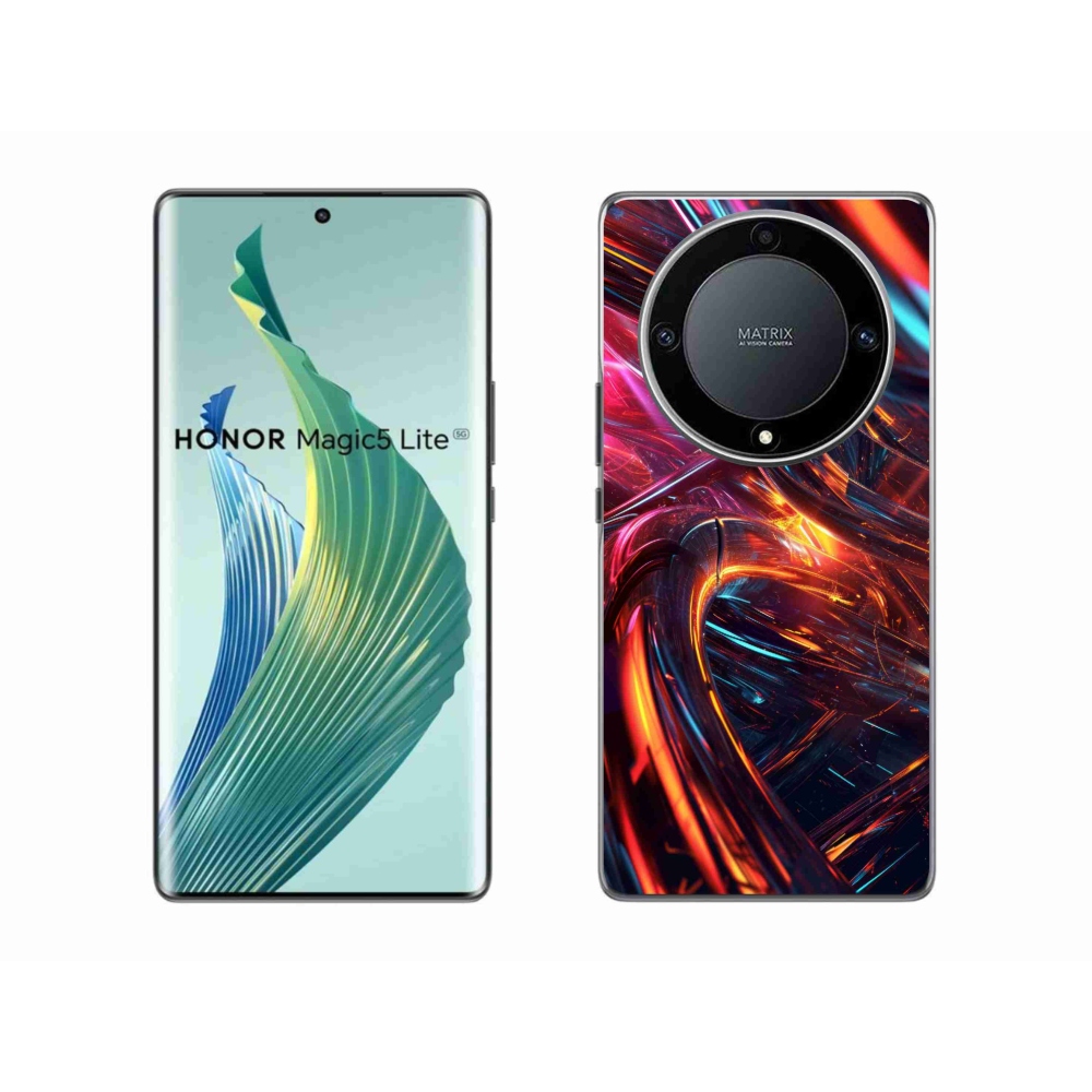Gelový kryt mmCase na Honor Magic 5 Lite 5G - abstraktní motiv 10