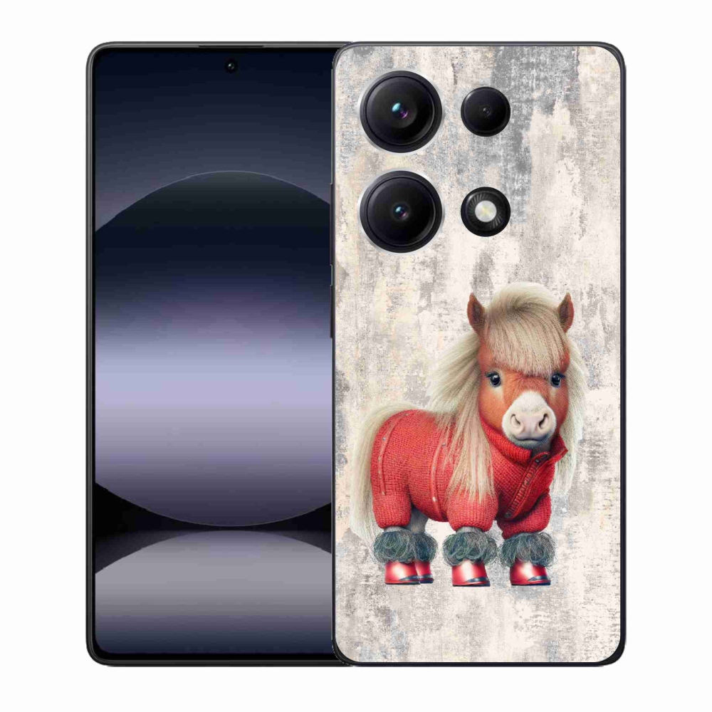 Gelový kryt mmCase na Xiaomi Redmi Note 14S - poník ve svetru