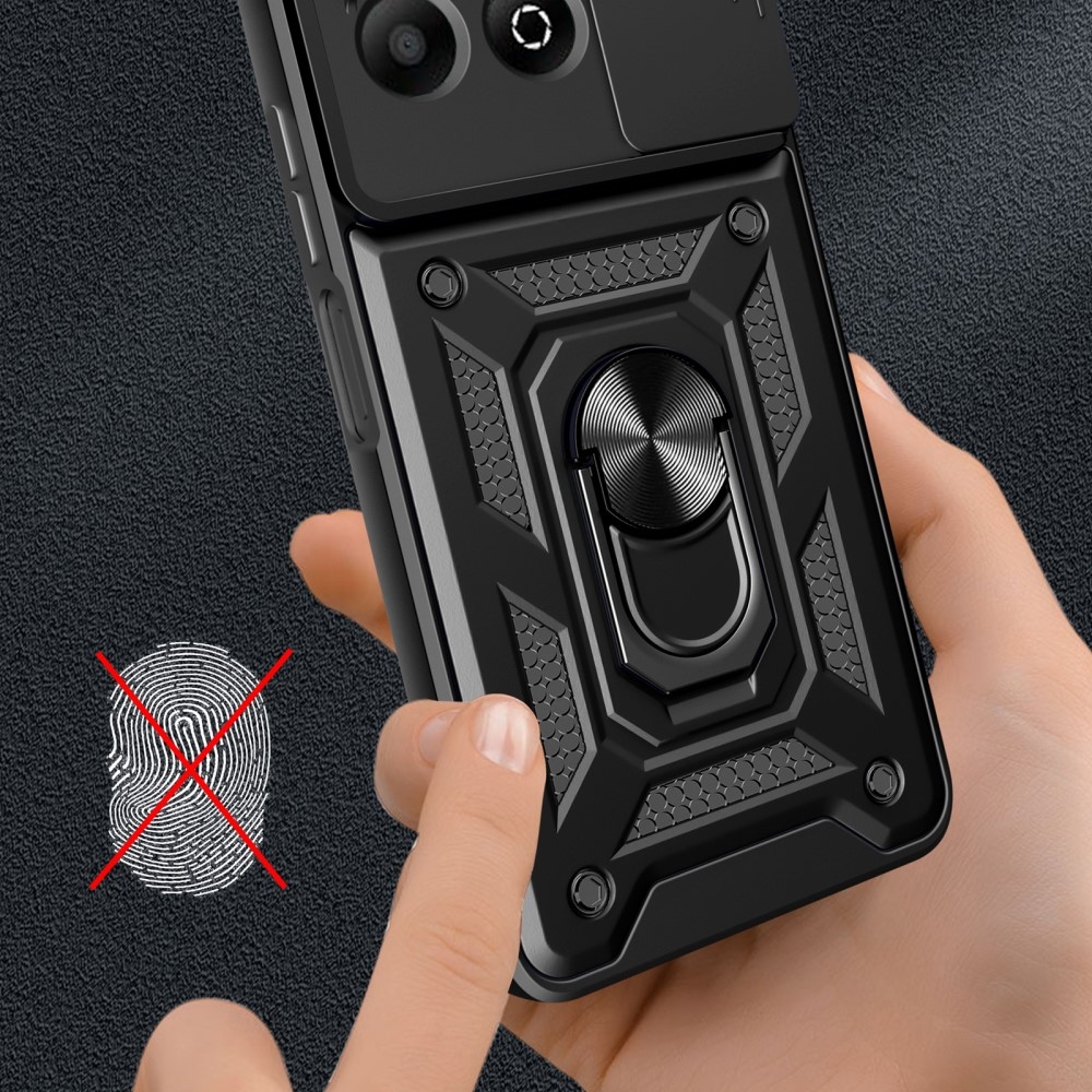 Slide odolný kryt na Honor X6b - černý