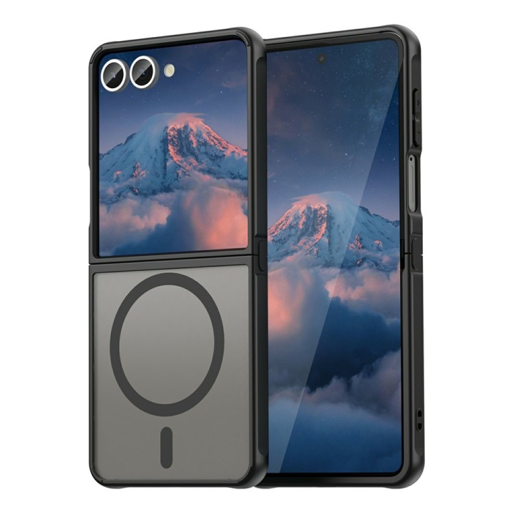 Case matný gelový obal s MagSafe na Samsung Galaxy Z Flip7 5G - černý