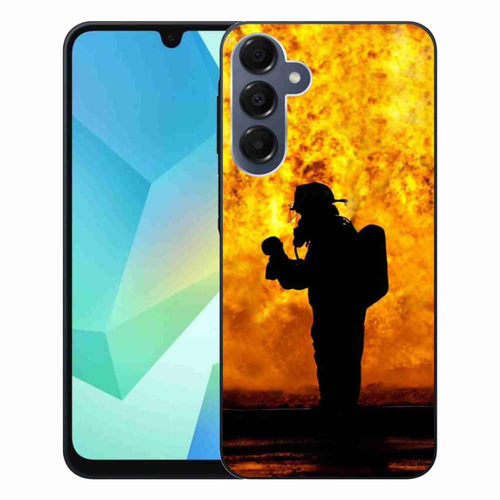 Gelový kryt mmCase na Samsung Galaxy A16 4G/5G - hasič