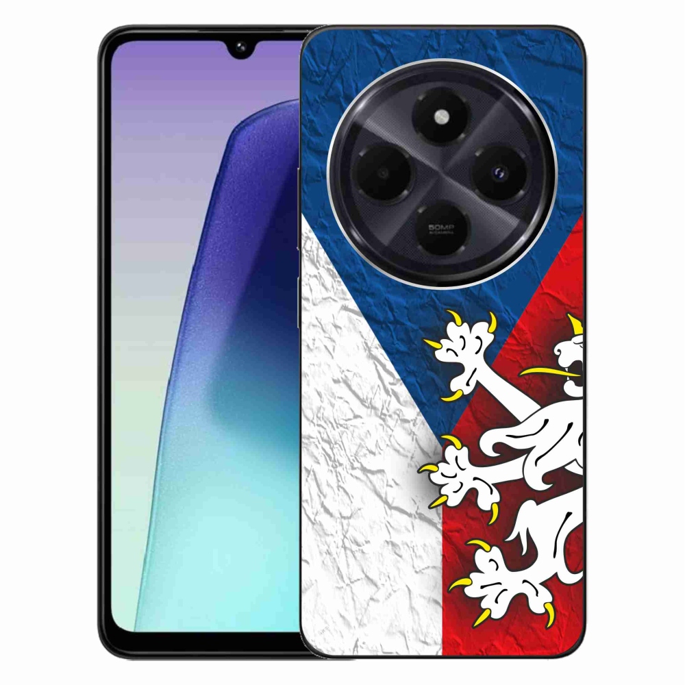 Gelový kryt mmCase na Xiaomi Redmi 14C/Poco C75 - česká vlajka 1