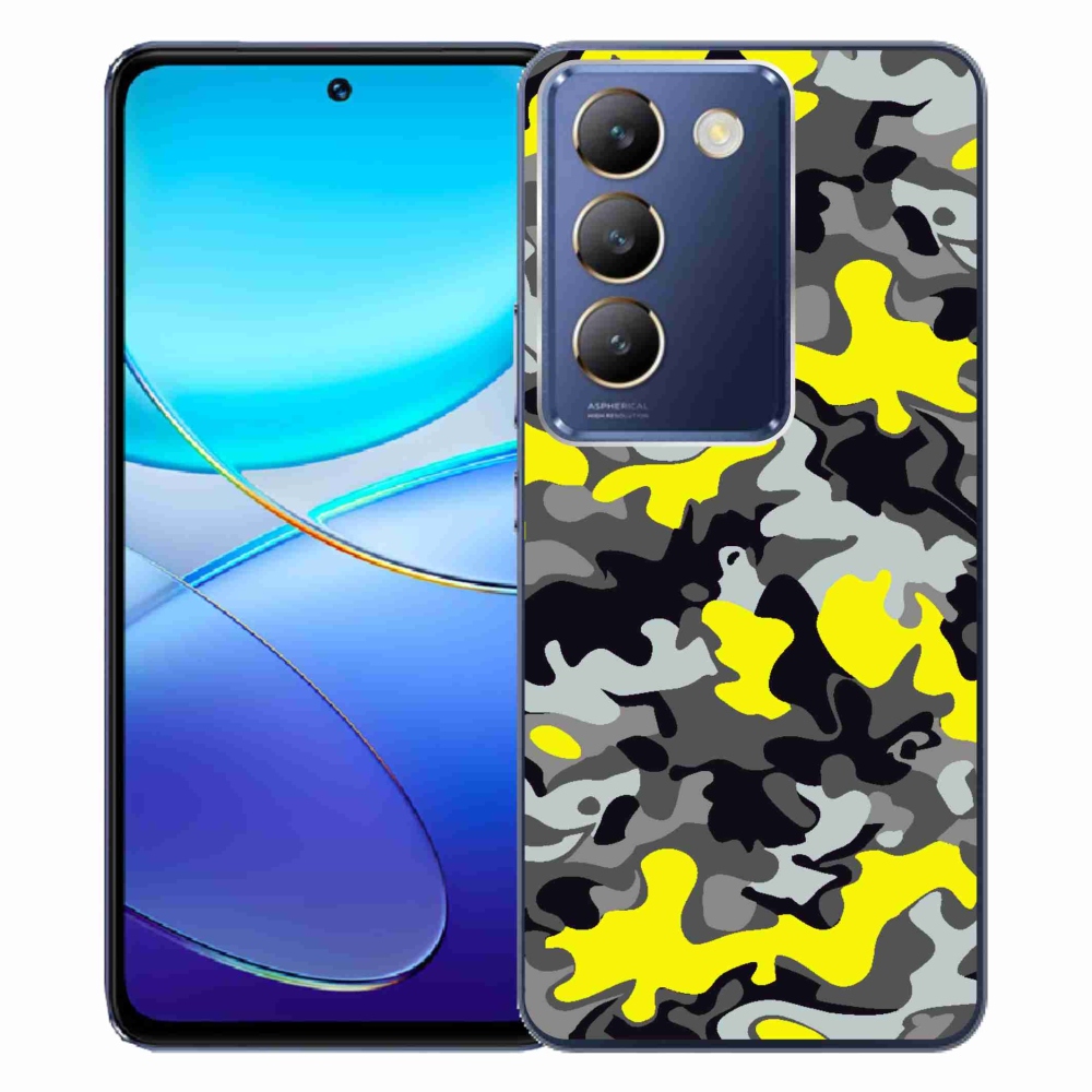 Gelový kryt mmCase na Vivo V40 SE 4G/5G - maskáčový vzor 6