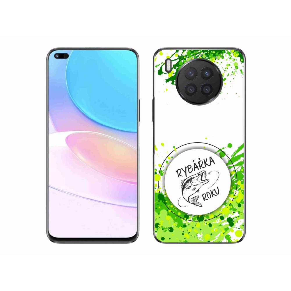 Gelový kryt mmCase na Honor 50 Lite - rybářka roku bílé pozadí