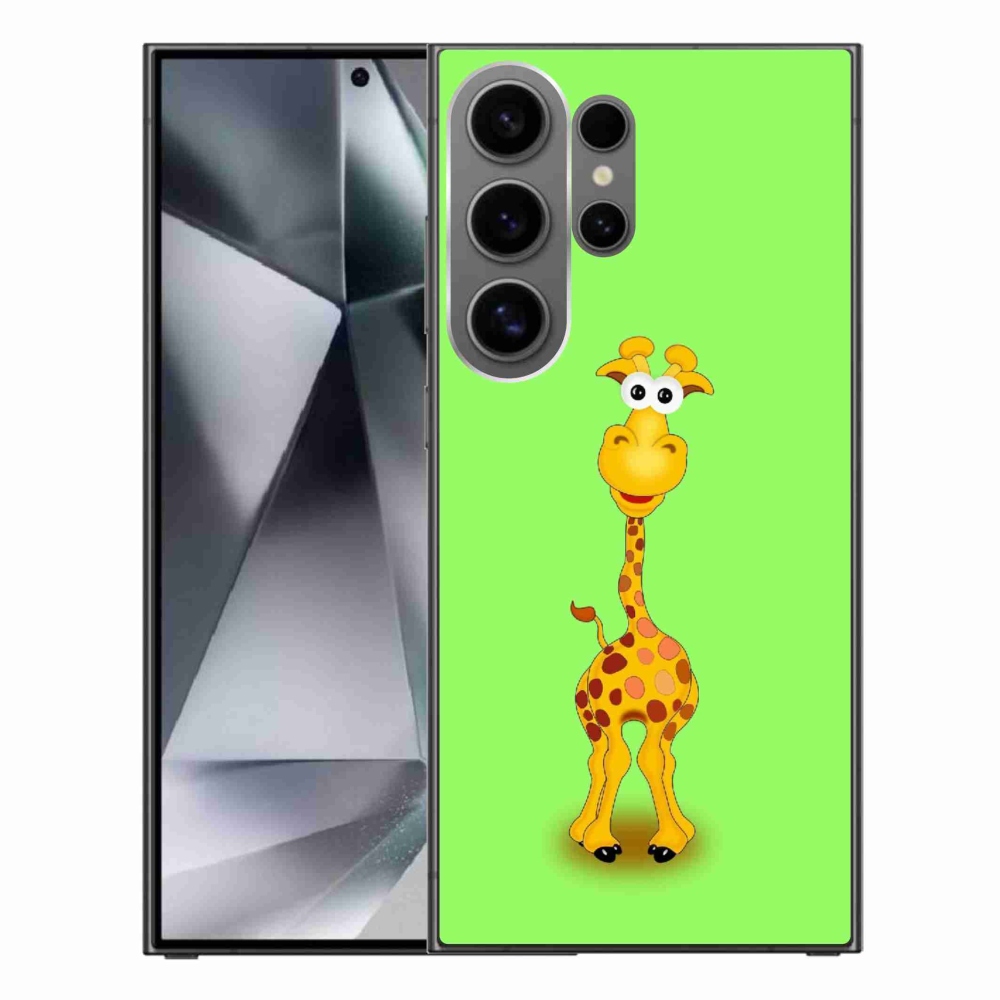 Gelový kryt mmCase na Samsung Galaxy S24 Ultra - kreslená žirafa