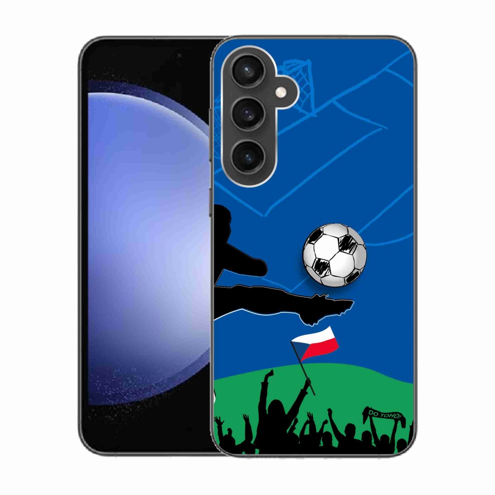 Gelový kryt mmCase na Samsung Galaxy S23 FE - fanoušci fotbalu