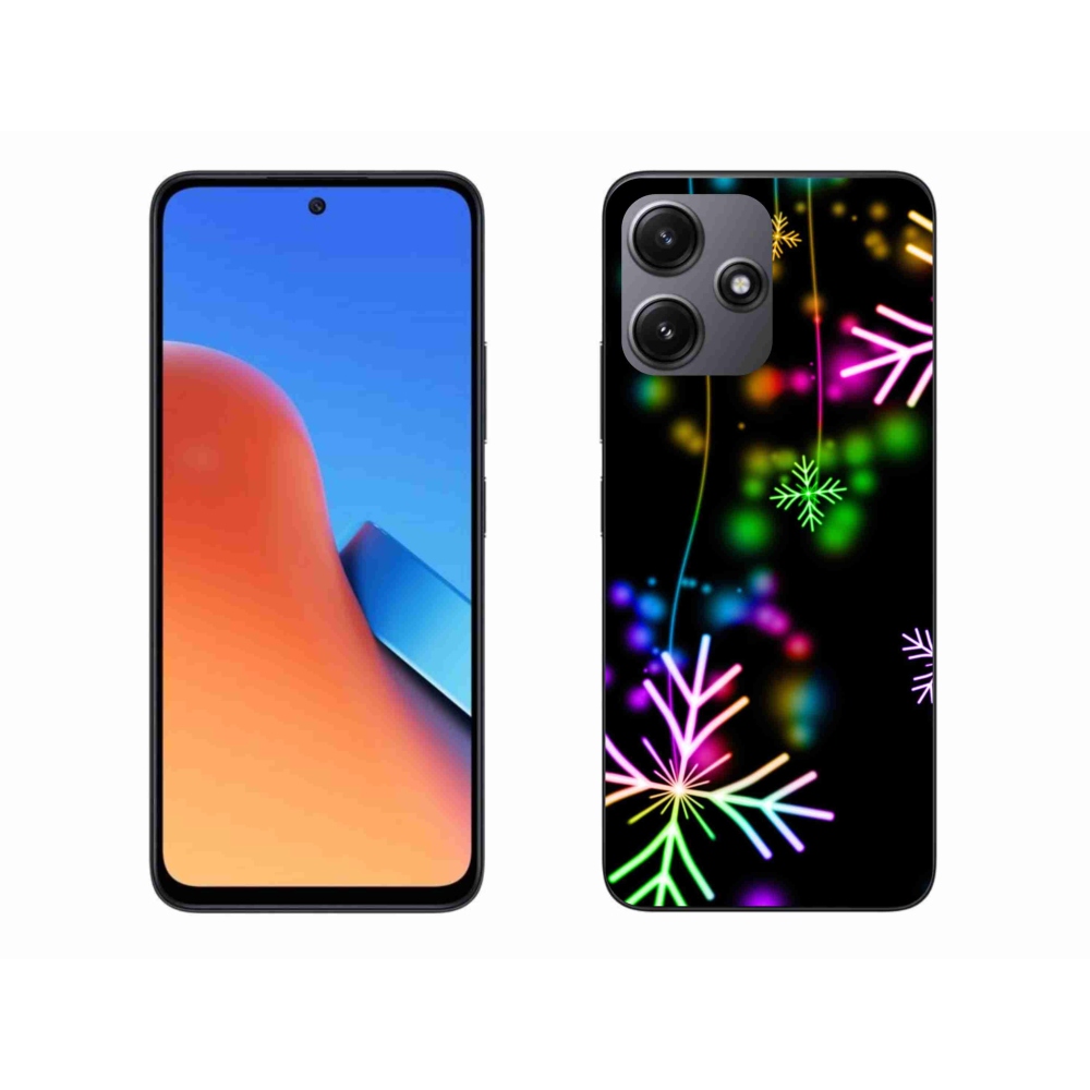 Gelový kryt mmCase na Xiaomi Redmi 12 5G - barevné vločky