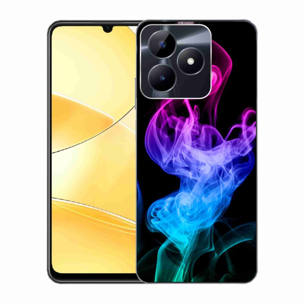 Gelový kryt mmCase na Realme C51/C53 - abstraktní vzor 8