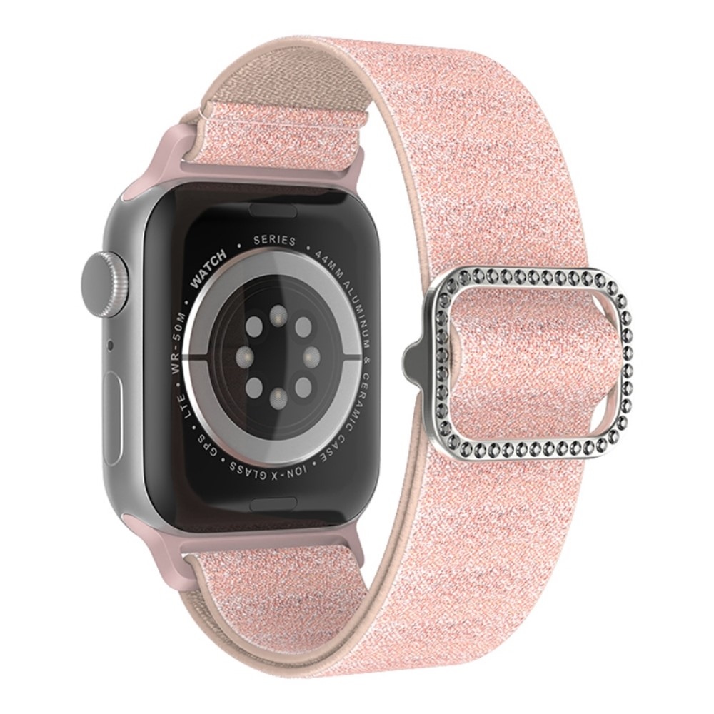 Decor nylonový řemínek na Apple Watch Ultra/Ultra 2 49mm/SE/SE 2022/2023 44mm/9/8/7 45mm/6/5/4 44mm/3/2/1 42 mm - růžový