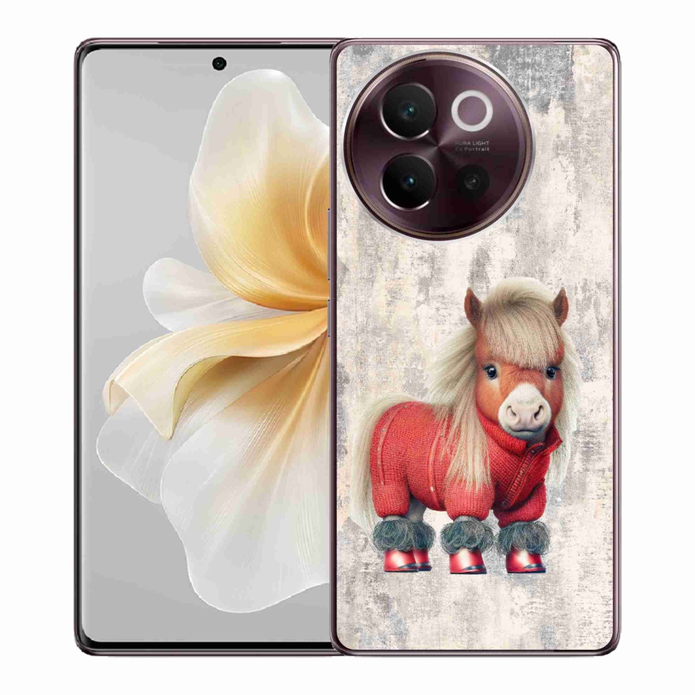 Gelový kryt mmCase na Vivo V40 Lite 5G - poník ve svetru