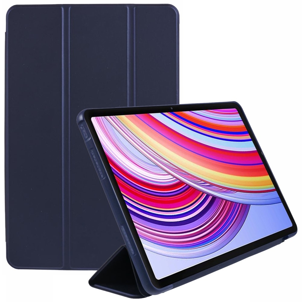 Fold chytré zavírací pouzdro na tablet Xiaomi Redmi Pad Pro 4G/5G - tmavěmodré