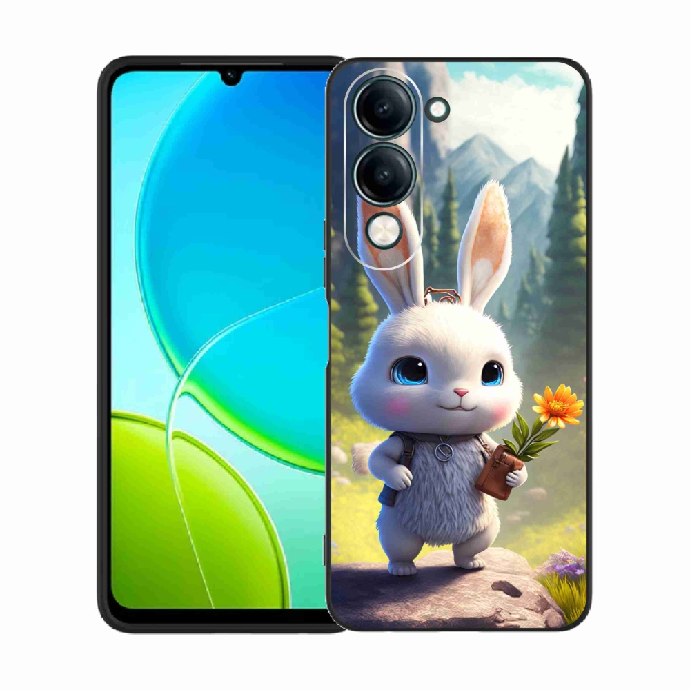 Gelový kryt mmCase na Vivo Y29s 5G - roztomilý králíček