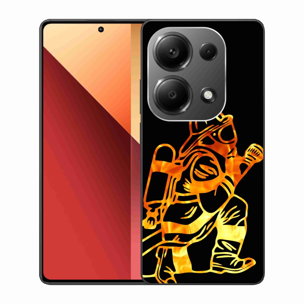 Gelový kryt mmCase na Xiaomi Redmi Note 13 Pro 4G/Poco M6 Pro - hasič 1