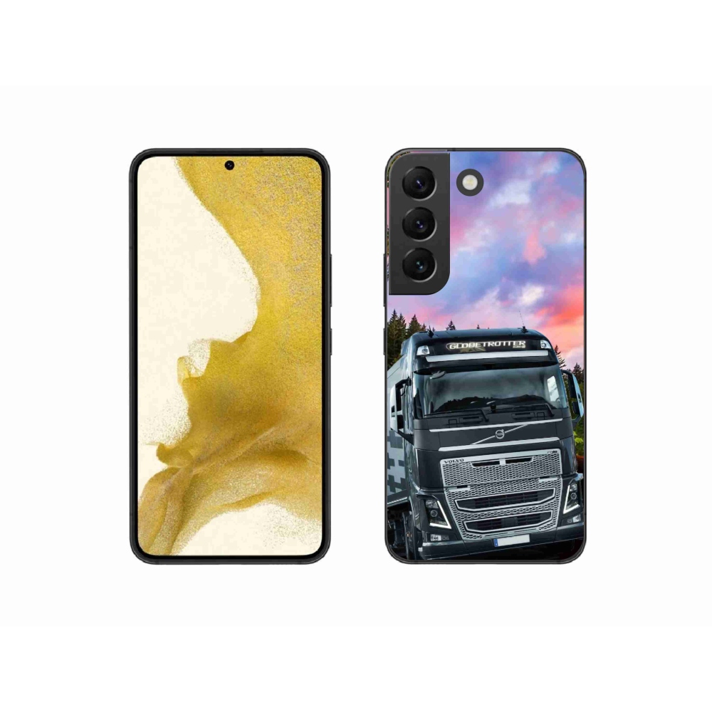 Gelový kryt mmCase na Samsung Galaxy S22 5G - kamion 2