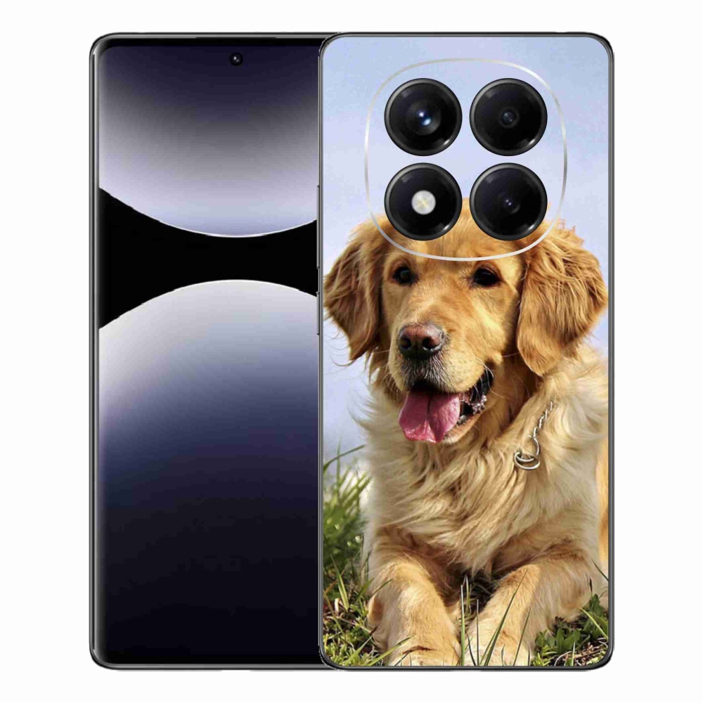 Gelový kryt mmCase na Xiaomi Redmi Note 14 Pro - zlatý retrívr