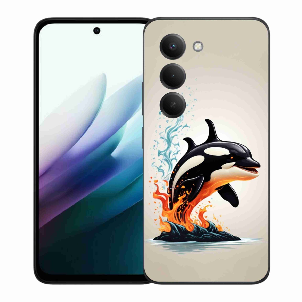 Gelový kryt mmCase na Xiaomi Redmi 15 4G/5G (171mm) - kosatka