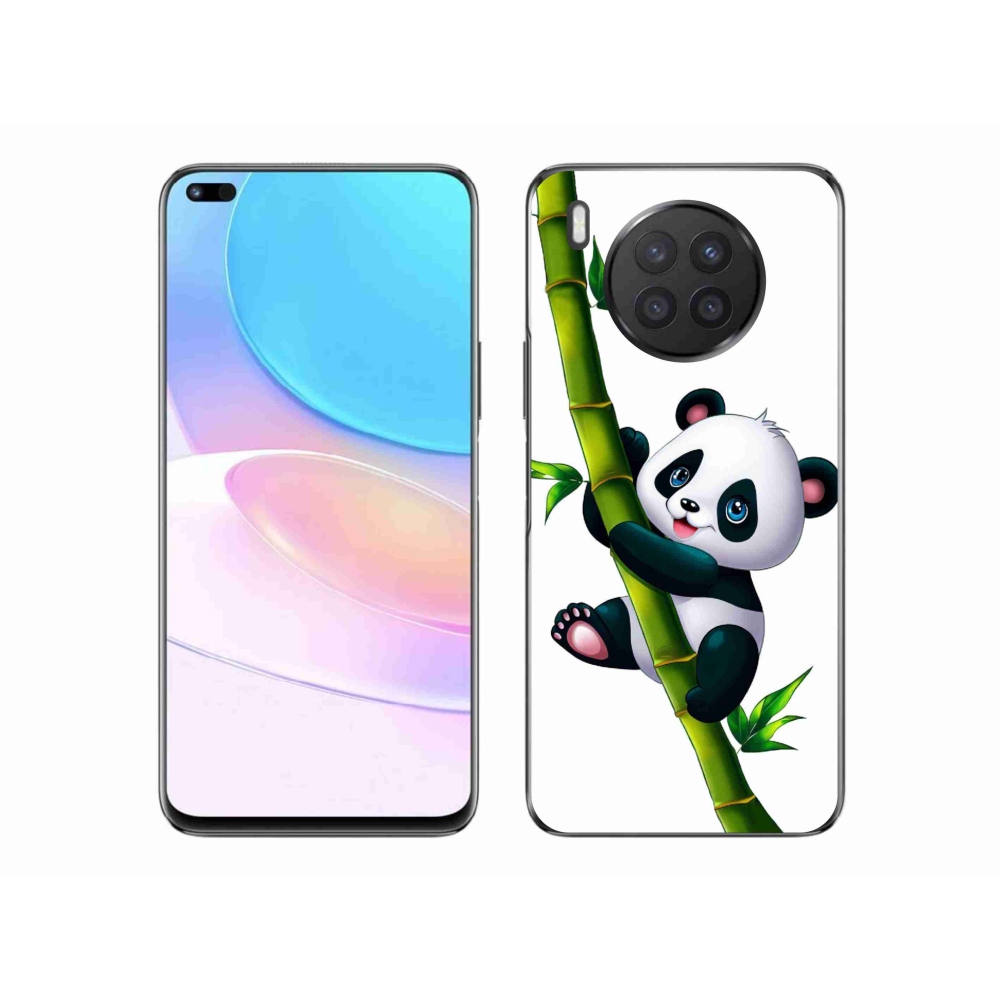 Gelový kryt mmCase na Honor 50 Lite - panda na bambusu