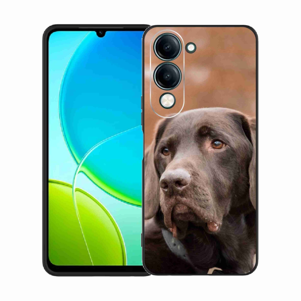 Gelový kryt mmCase na Vivo Y29s 5G - hnědý labrador