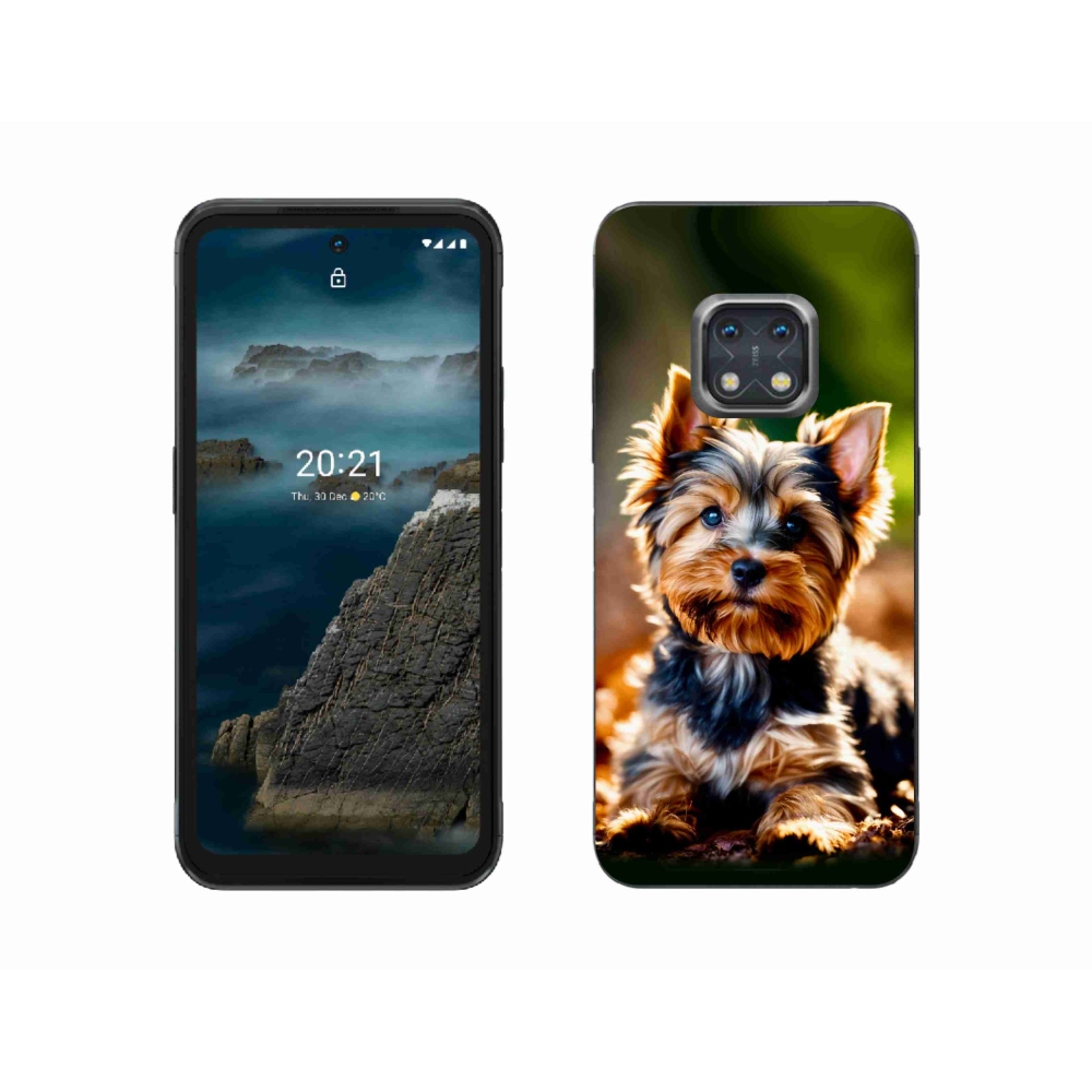 Gelový kryt mmCase na Nokia XR20 - jorkšír 10