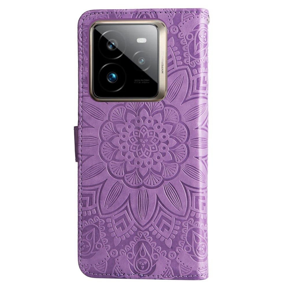 Sunflower knížkové pouzdro na Realme GT 7 Pro 5G - fialové