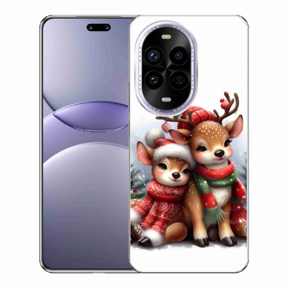 Gelový kryt mmCase na Huawei Nova 13 Pro 5G - vánoční sobi