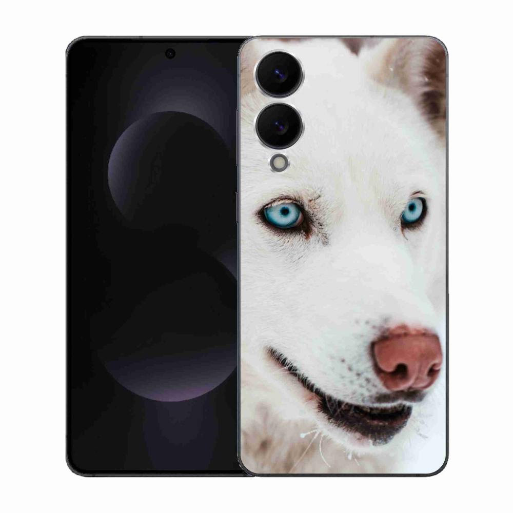 Gelový kryt mmCase na Samsung Galaxy S25 Edge - psí pohled