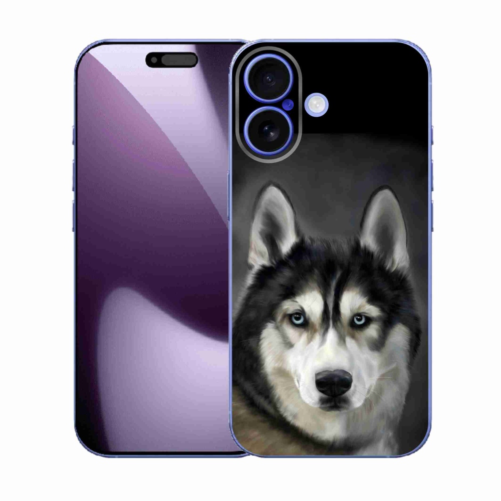 Gelový kryt mmCase na iPhone 17 - husky