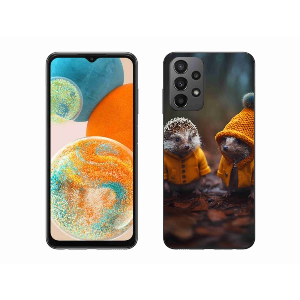 Gelový kryt mmCase na Samsung Galaxy A23 4G/5G - ježci