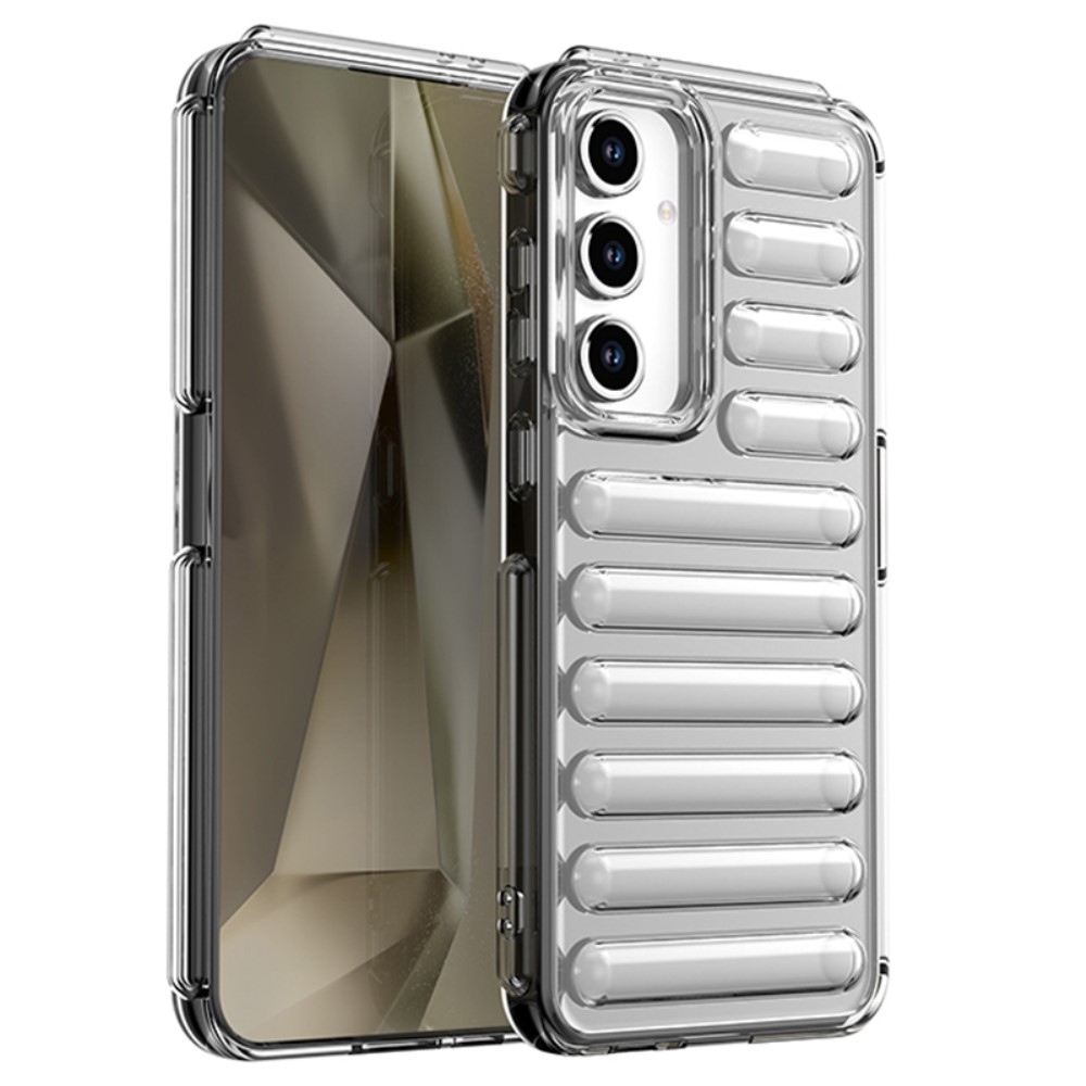 Capsule odolný gelový obal na Samsung Galaxy S24 FE - průhledný