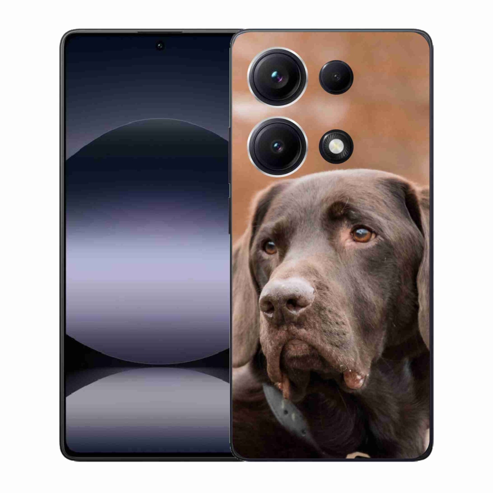 Gelový kryt mmCase na Xiaomi Redmi Note 14S - hnědý labrador