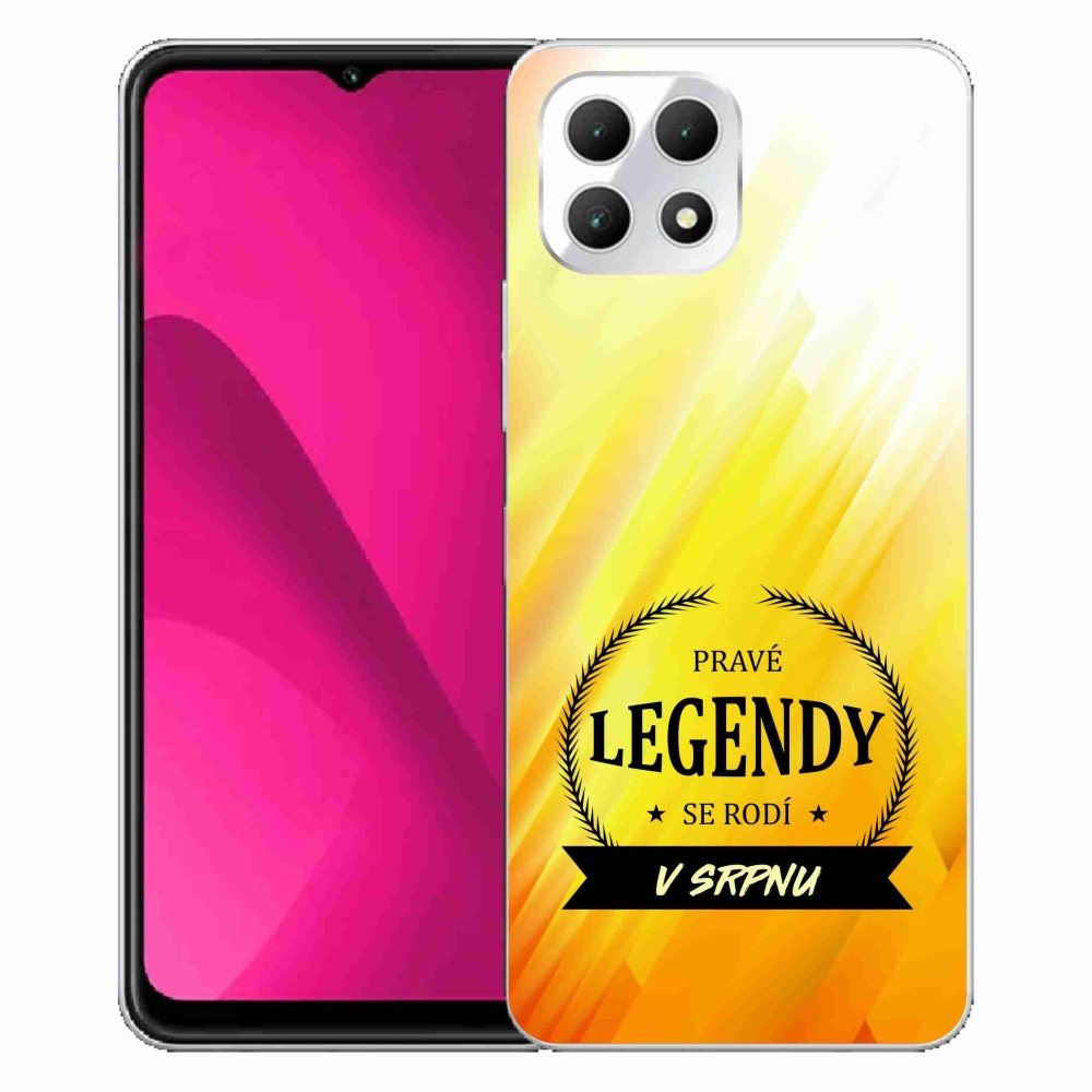 Gelový kryt mmCase na T-Mobile T Phone 2 - legendy v srpnu žluté pozadí