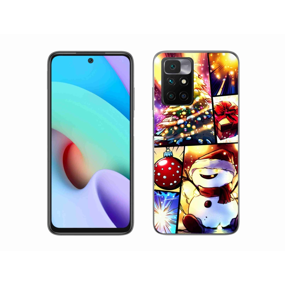 Gelový kryt mmCase na Xiaomi Redmi 10/Redmi 10 (2022) - vánoční motivy 1