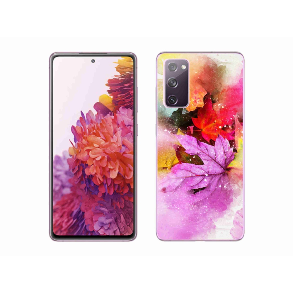 Gelový kryt mmCase na Samsung Galaxy S20 FE - barevné listy