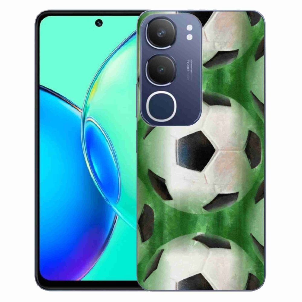 Gelový kryt mmCase na Vivo Y19s - fotbalový míč