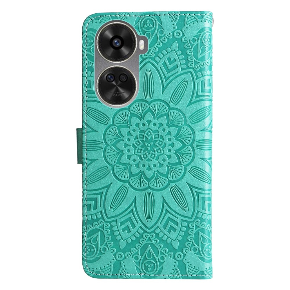 Sunflower knížkové pouzdro na Huawei Nova 12 SE - modrozelené