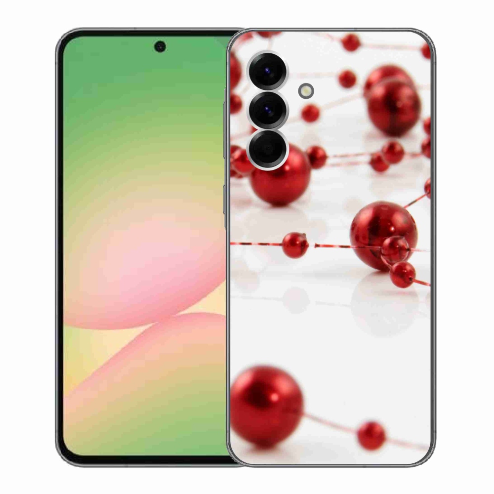 Gelový kryt mmCase na Samsung Galaxy A56 5G - vánoční řetěz